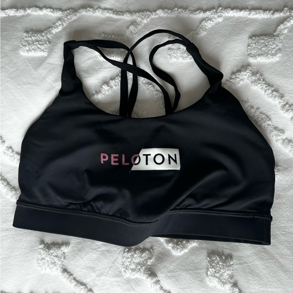 Lululemon energy bra (peloton) - black size 8 - Picture 1 of 2